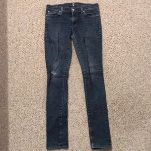 7 Jeans SIZE 28 Skinny Stretch